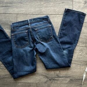 J brand jeans, size 27 blue denim bikercore